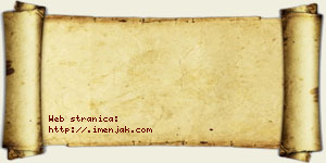 Josif Atanasković vizit kartica